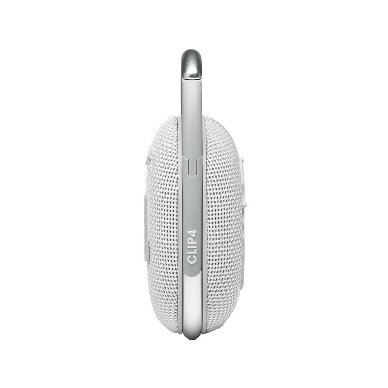 Open Box JBL Clip 4 White Portable Bluetooth Speaker - Walmart.com