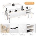 thumbnail image 4 of RichYa Wood Lift Top Coffee Table with Hidden Compartment and 2 Shelf Storage, 4 of 7