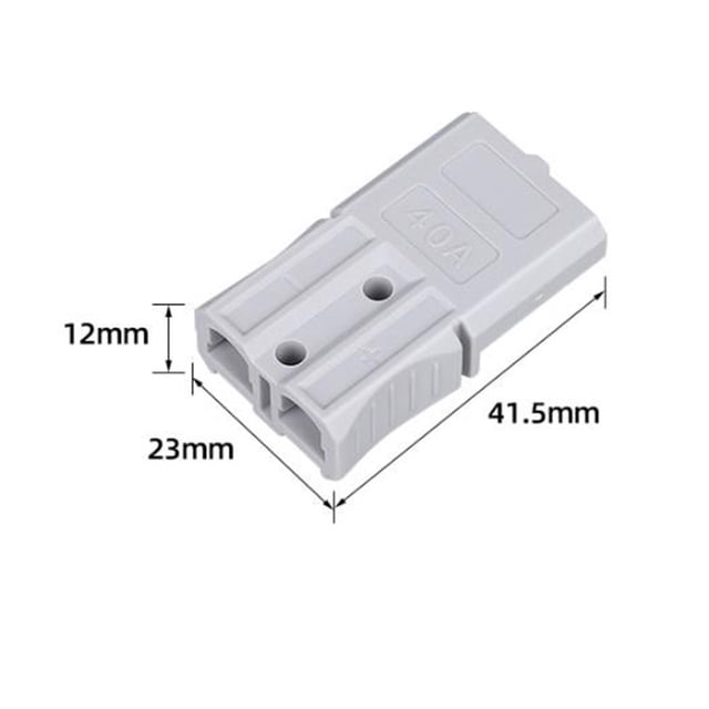 for Anderson 40A Amp Connector Plug Terminal Forklift Battery Connector