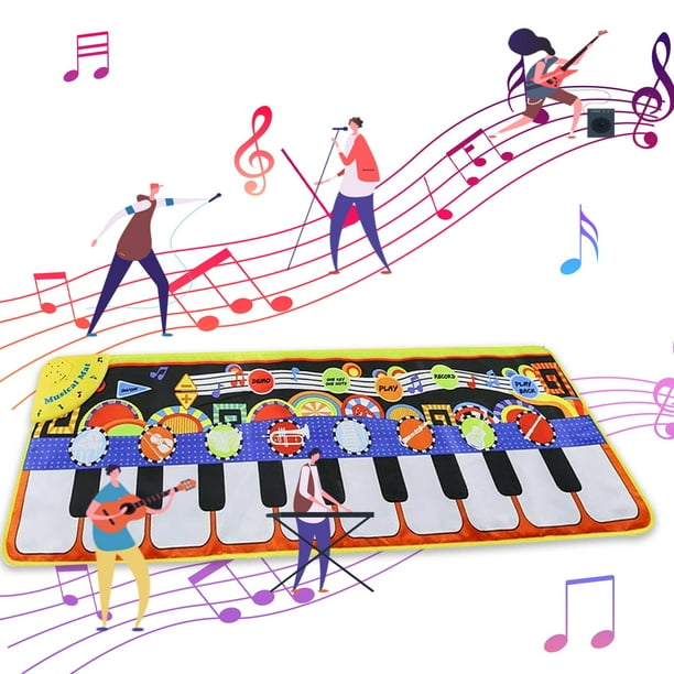 Musical Piano Mat Electronic Multi-Functional Musical Mats for Children ...