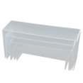thumbnail image 2 of 5pcs Clear Acrylic Retail Display Stands Plinth 18cm-26cm 4mm, 2 of 9