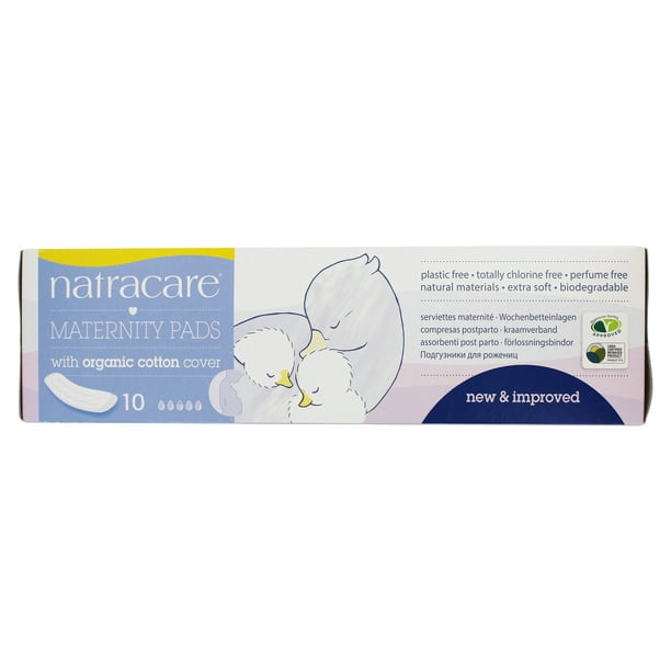 Natracare - Cotton New Mother Natural Maternity Pads - 10 Pad(s)