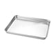 thumbnail image 3 of Bandeja de acero inoxidable rectangular de fondo plano para barbacoa, plato de repuesto para restaurante, rollos de arroz, plato para cocinar al vapor, 3 of 4