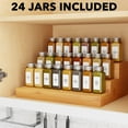 thumbnail image 2 of SpaceAid 24 Pcs Spice Jars with Labels, Empty 4oz Glass Spice Bottle, 2 of 7