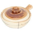 thumbnail image 1 of MasteelfCA Pottery Clay Casserole Handheld Casserole Pot Small Food Cooking Casserole Kitchen Casserole, 1 of 8