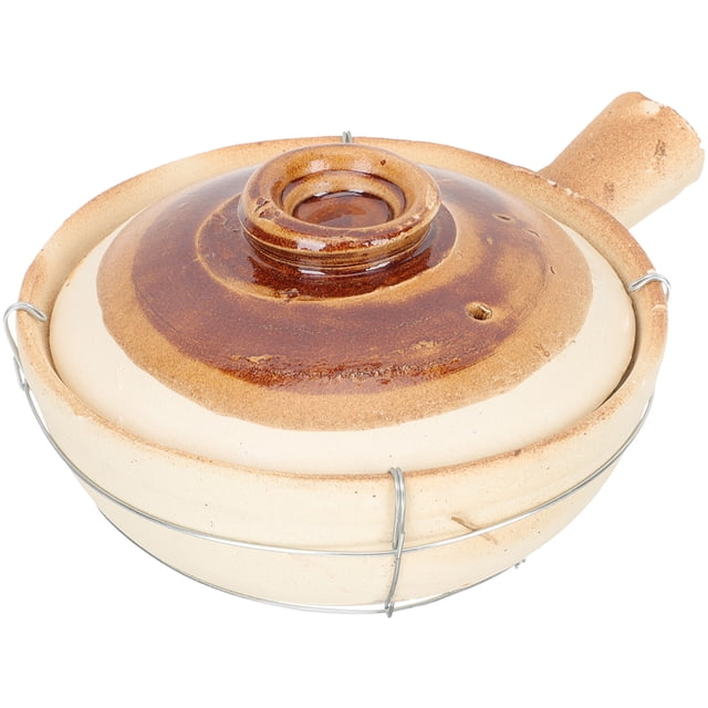 Pottery Clay Casserole Handheld Casserole Pot Small Food Cooking Casserole Kitchen Casserole