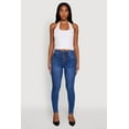 thumbnail image 2 of Womens WAX Button Fly Skinny Jeans, 2 of 5