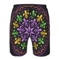 thumbnail image 3 of Fotbe Mardi Gras5 Trajes de Baño Estampados para Hombre, Shorts de Verano de Secado Rápido, Ropa de Playa, Bañadores-X-Large, 3 of 6