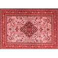 thumbnail image 1 of Ahgly Company Machine Washable Indoor Rectangle Persian Red Traditional Area Rugs, 4' x 6', 1 of 4