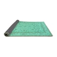 thumbnail image 2 of Ahgly Company Indoor Rectangle Persian Turquoise Blue Traditional Area Rugs, 7' x 9', 2 of 4