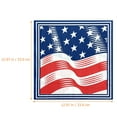 thumbnail image 5 of 80 pcs  Independence Day Disposable Napkins American Flag Printed Tissue Napkins Paper Towel for Party Festival, 5 of 8