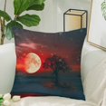 thumbnail image 2 of MKHERT Sunset Landscape Pillow Covers Pillowcase Throw Pillows 18x18 inch, 2 of 2