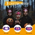 thumbnail image 3 of EverBrite Halloween Bat Headlamps Halloween Gifts,3 Modes Head Lamps with Warm/Red/Strobe Lights, Headlights for Halloween Party and Decorations 2 Pack, 3 of 8