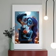 thumbnail image 2 of Diamond Art Kit for Adults, Cartoon Couple Romantic Print No.13 Diamond Painting for Adults Beginners, 5D DIY Diamond Art Painting Kits, Colorful Diamond Painting Craft for Home Decor 12x16, 2 of 7