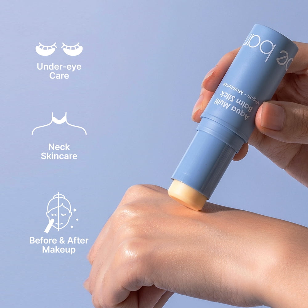 Be Bare Aqua Multi Balm Serum Stick for Face, Lips & Dry Skin