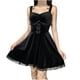 thumbnail image 1 of Vestido de tirantes de cintura alta con mariposa de gamuza adelgazante de encaje gótico sexy para mujer de primavera Fridja  hjkh762, 1 of 9