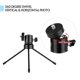 thumbnail image 2 of Kit de trípode con cabeza de bola de mesa Ranura en forma de U giratoria de 360 grados, 2 of 8