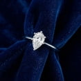 thumbnail image 5 of Pompeii 1 Ct Pear Shape Diamond Engagement Ring Lab Grown 14k White Gold ((E),SI(1)), 5 of 6