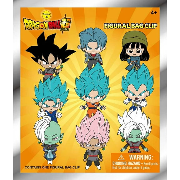 Monogram Dragon Ball Super - Series 4 Characters 1pc 3D Figure Bag Clip Blind Bag
