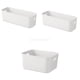 thumbnail image 1 of 3 Uds. Caja De Almacenamiento Para El Hogar, Cesta De Ropa Interior, Artículos Diversos, Organizador Para El Hogar Para El Baño, 1 of 9