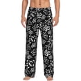 thumbnail image 2 of Goofa Snake Printed Soft Pajama Pants for Men, Wide Leg Comfy Casual Lounge Yoga Pants-X-Large, 2 of 9