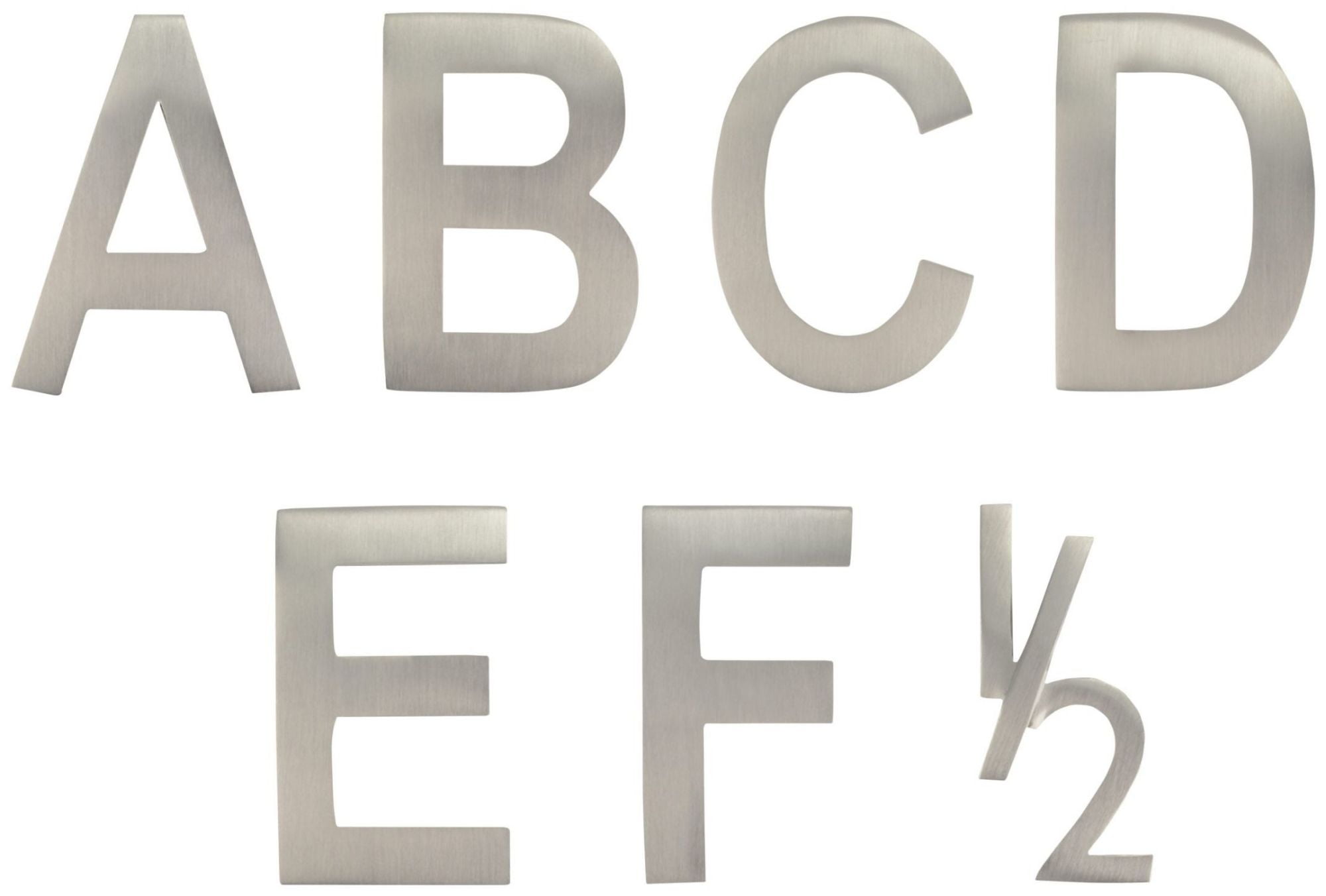 Architectural Mailboxes 3582DC-B 4 in. Brass Floating House Letter B, Dark Aged Copper