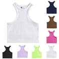 thumbnail image 6 of Women Seamless Sexy Sports Crop Top Fitness Yoga Tank Female Gym Vest Sweatshirt, 6 of 9