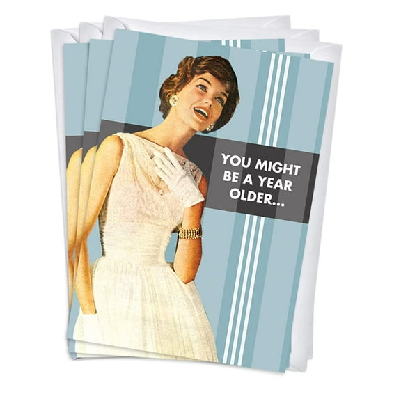 Looking Damn Good Funny Womens Birthday Greeting Cards | 3 Pack Set (5x7)