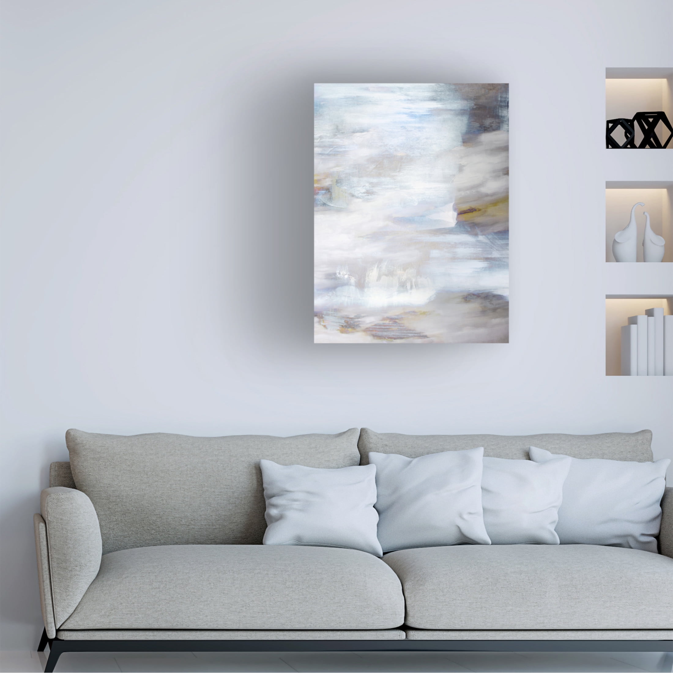 Canvas Wall Art - Hope Bainbridge 'Number Nine 2' Wall Art for Living Room, Bedroom, or Office Décor by Trademark Fine Art - 18 x 24 Inches