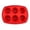 Red, variant on Silicone Baking Mold,6-Cavity Non-Stick Flower Pan,Heat Resistant for Petit Fours & Scones,Perfect Gift for Bakers & Tea Lovers (Green)