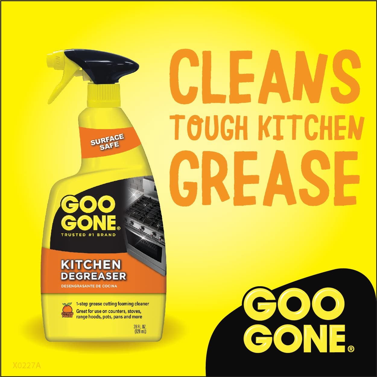 Goo Gone Kitchen Grease Cleaner & Remover 28-Ounce Spray Bottle (2)
