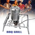 thumbnail image 2 of Support de Barbecue en Acier Inoxydable Pratique pour Extérieur Cinq Vitesses, 2 of 5
