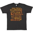 thumbnail image 3 of Inktastic Multiple Sclerosis Awareness Word Cloud T-Shirt, 3 of 5