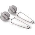 thumbnail image 4 of SUNTRADE Handle Stainless Steel Mesh Snap Ball Loose Leaf Tea Infuser Strainer Secure Locking (2), 4 of 6