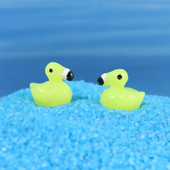 PTOOTP 30Pcs Cute Tiny Flamingo Figurines Assorted Colors for DIY Wedding Decor and Fairy Garden Accents