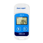 Dcenta Elitech Rc-5 Temperature Data Logger High Accuracy Usb Data Recorder 32000 Points Lcd Display Ip67 Waterproof Industrial Data Loggers For Cold Chain Transportation