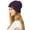Metallic Purple, variant on Thick Soft Knit Oversized Beanie Cap Hat ,Metallic Silver