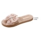 thumbnail image 4 of Alpargata de paja de imitación, sandalias para mujer, pantuflas de mujer con tacón plano y playa plana floral Wmkox8yii  ytu6735, 4 of 7