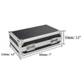 thumbnail image 4 of NK Aluminum Hard Case Briefcase Toolbox Storage Box Case Black Carrying Case, 4 of 6