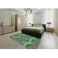 thumbnail image 4 of Ahgly Company Indoor Rectangle Patterned DarkOliveGreen Area Rugs, 3' x 5', 4 of 6