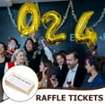 thumbnail image 3 of OULII Raffle Drum 50Pack Golden Raffle Tickets With Event Participation For Restaurants, 3 of 6