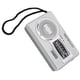 thumbnail image 1 of Radio AM FM con transistores y chip DSP, miniradio portátil de bolsillo con altavoz y conector para auriculares, color gris plateado, 1 of 15
