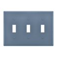 thumbnail image 2 of Dailycode Light Switch Plate Covers 2 Gang Wall Plate Plastics Outlet Covers for Kitchen Home Office Decor Blue, 2 of 8