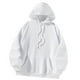 thumbnail image 5 of Sudadera con capucha y cordón estampada de poliéster de moda blanca para adultos M, 5 of 9