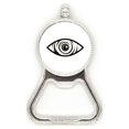 thumbnail image 1 of Black Decoration Eye Vector Pattern Metal Beer Bottle Cap Opener Duty Stainless Steel, 1 of 3