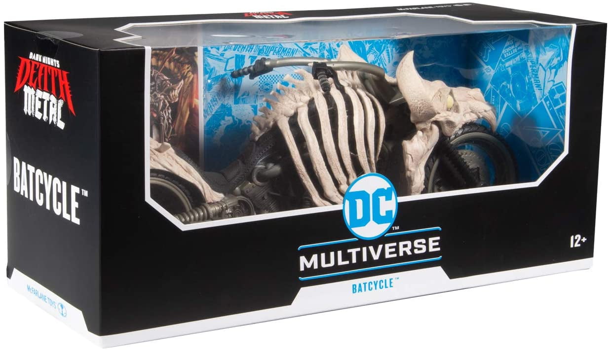 Details about   DC Multiverse Dark Knights Batman Death Metal Batcycle Vehicle McFarlane NEW 