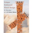 thumbnail image 2 of Correa de reloj Minyee Leather compatible con Apple de 41 a 49 mm, 2 of 6