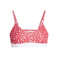 thumbnail image 4 of No Boundaries Women's Cotton Jersey Triangle Bralette w/Buttons Sizes XS-XXXL, 4 of 5