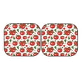 thumbnail image 7 of Haiem Hand Drawn Tomatoes Car Windshield Sun Shade (2 Pieces) Foldable Windshield Sun Shade Car Accessories for Truck SUV Pickup-Large, 7 of 7