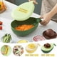 thumbnail image 1 of ¡Descuentos Directos!, Picadora de verduras multifunción 3 en 1, artefacto para cortar verduras, rallador de patatas, cortador de verduras multifuncional para cocina Akmoler, 1 of 9